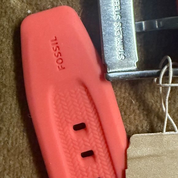 FOSSIL SILICONE WATCH STRAP/BAND - Picture 4 of 10